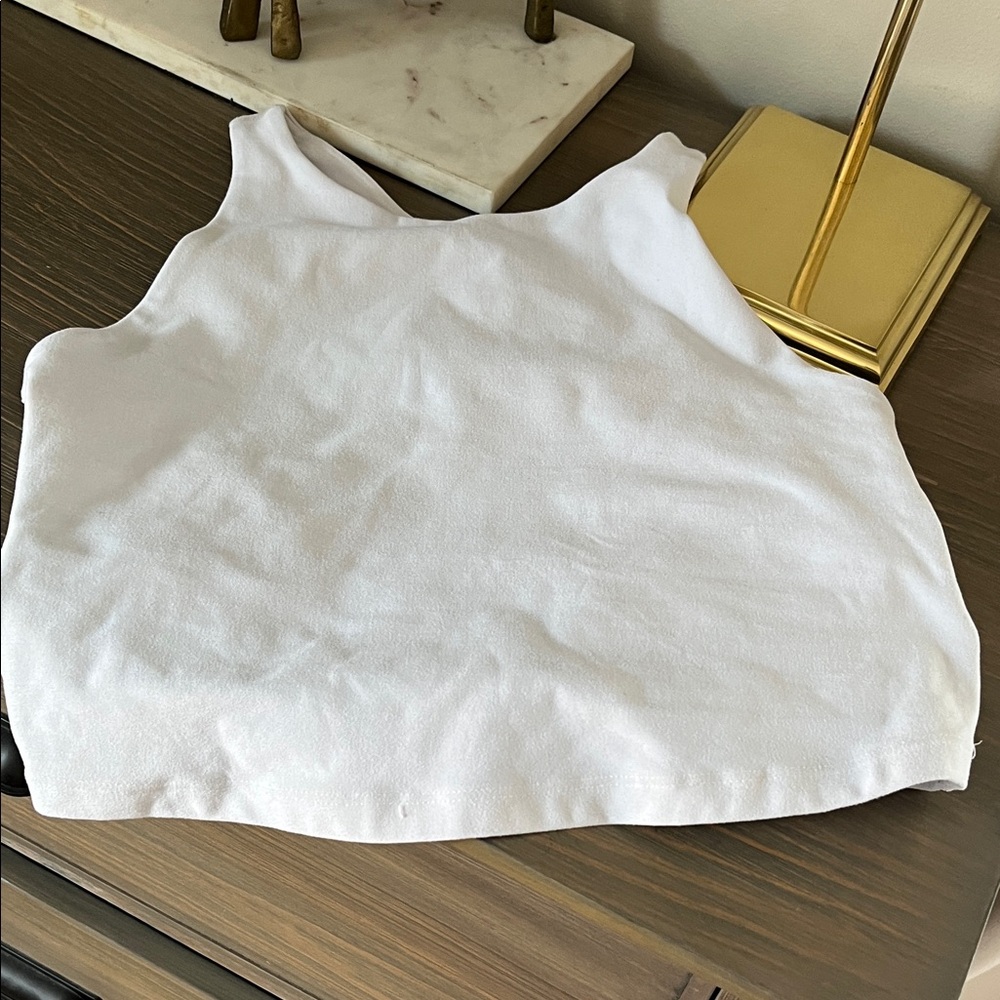 Beyond Yoga Classic White Tank Top